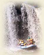 White water rafting in Kenya